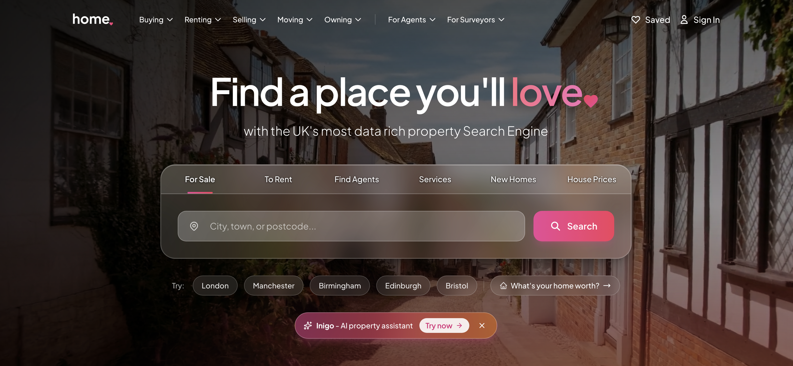 Home website preview