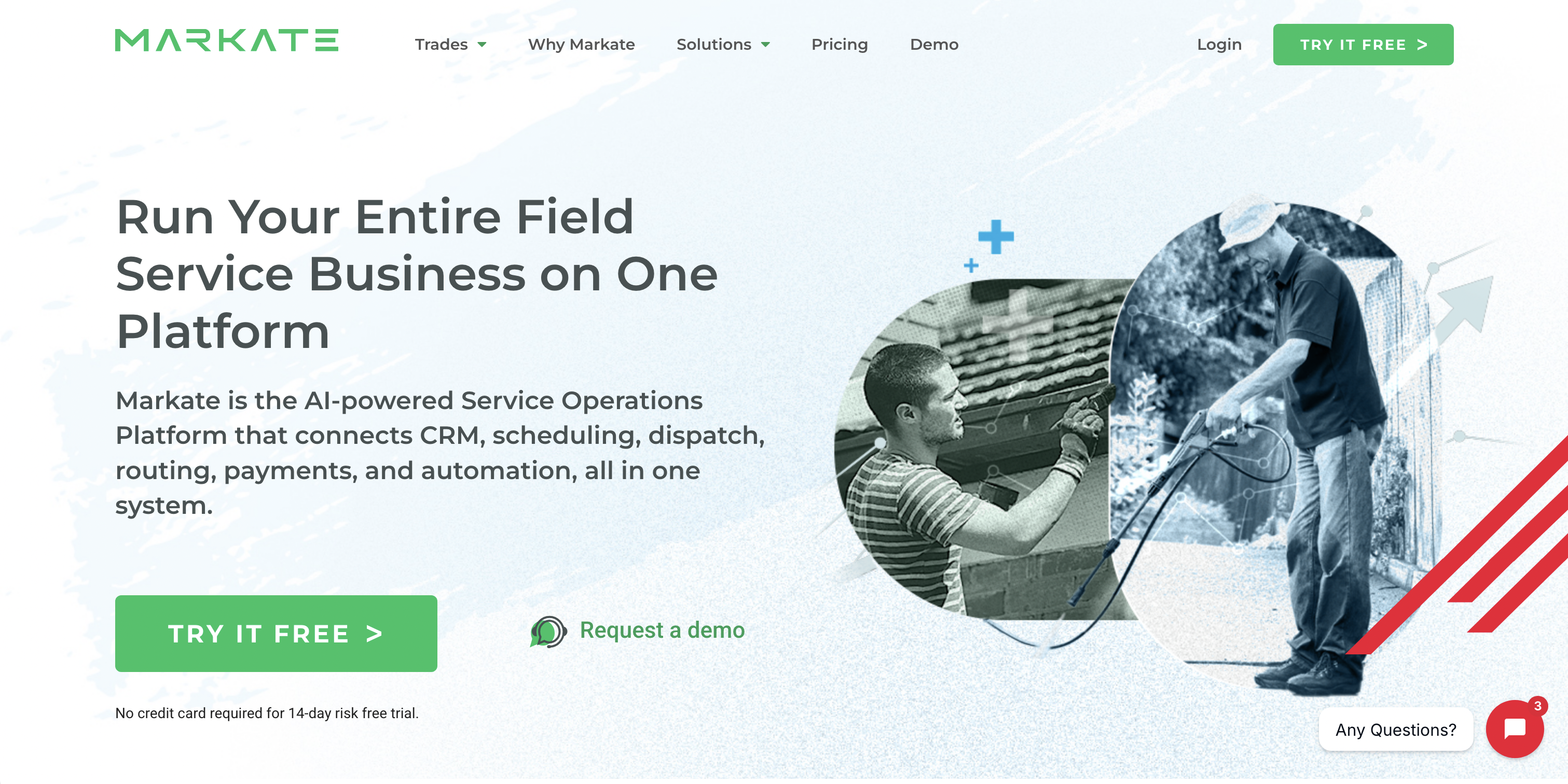 Markate website preview