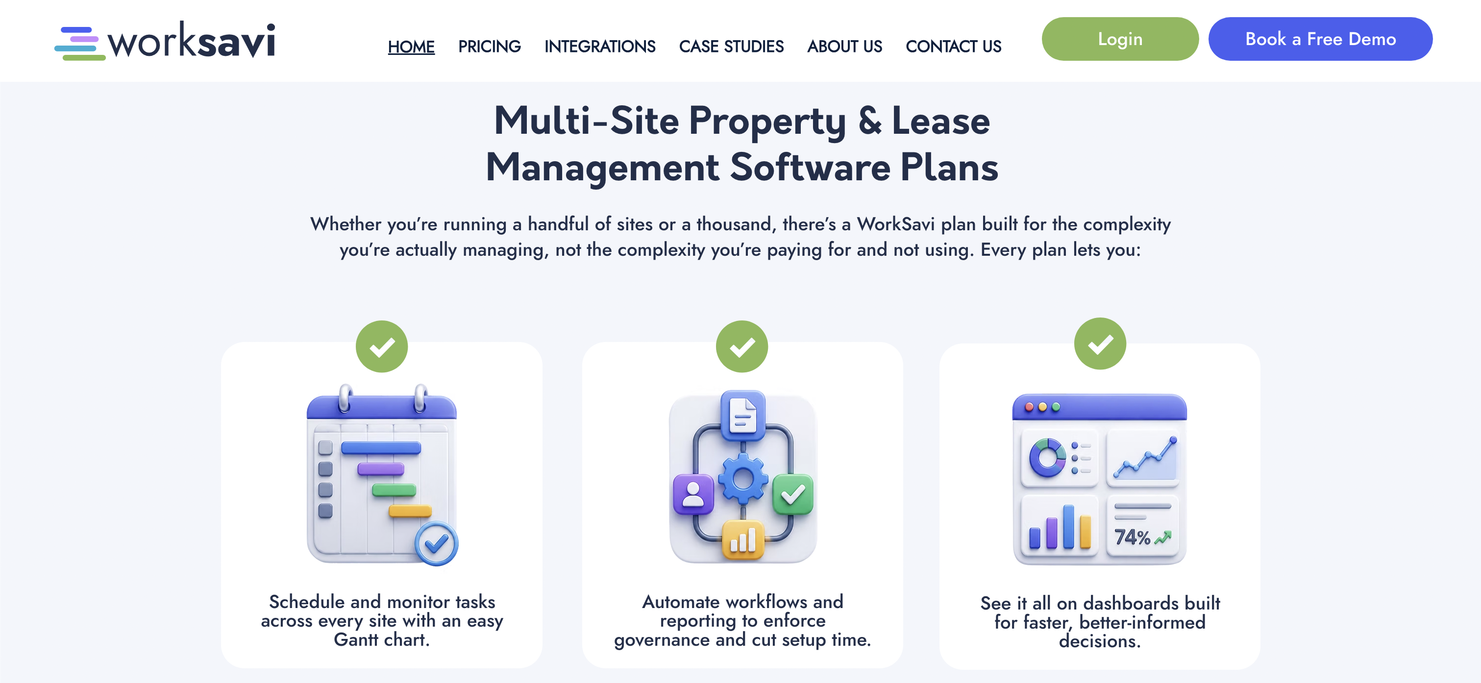 Worksavi website preview